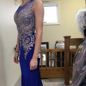 Royal Blue prom dress